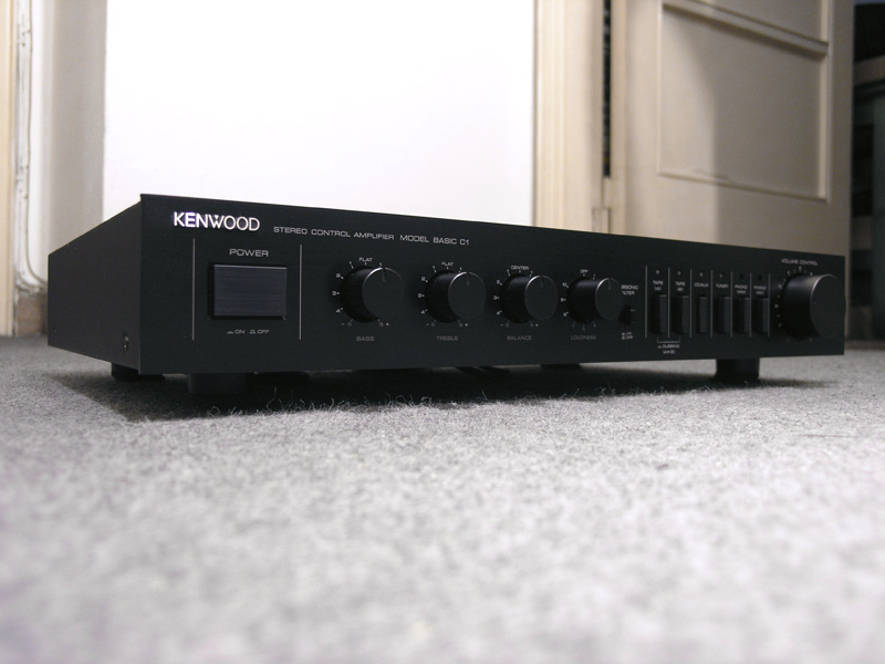 kenwood stereo control amplifier model basic c1
